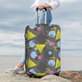 thumbnail image 5 of Cauagu Geometric Print Travel Luggage Cover,Travel Dust-proof Suitcase Cover Softside Suitcase Protector for 18-32inch,Not Included Suitcase, 5 of 8