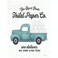 thumbnail image 2 of Lettered and Lined 12x14 Black Ornate Wood Framed with Double Matting Museum Art Print Titled - Toilet Paper Co., 2 of 4