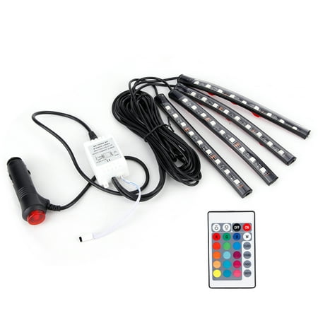 

LED Rhythm Light Wireless Remote Control Light For Car Home