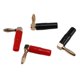 thumbnail image 1 of [4 Pack] Hi-end Copper Right Angle/90 Degree Screw Type Banana Plug, 1 of 5
