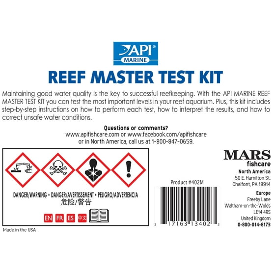 api reef master test