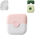 thumbnail image 1 of Recortadora de cabello portátil 2 en 1, recortadora de cabello de puntas abiertas de doble cara con tapa, mini peine recortador de cabello manual multifuncional de un solo lado para mujeres, cuchilla, 1 of 7