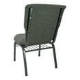thumbnail image 2 of Flash Furniture 21"W Advantage Charcoal Gray Discount Church Chair, 2 of 3