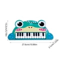 thumbnail image 3 of B Children Electronic Piano Keyboard Toy 15 Keys With Microphone Recording Function Light Effects Portable Music Learning Instrument For Kids 3 To 6 Years, 3 of 7