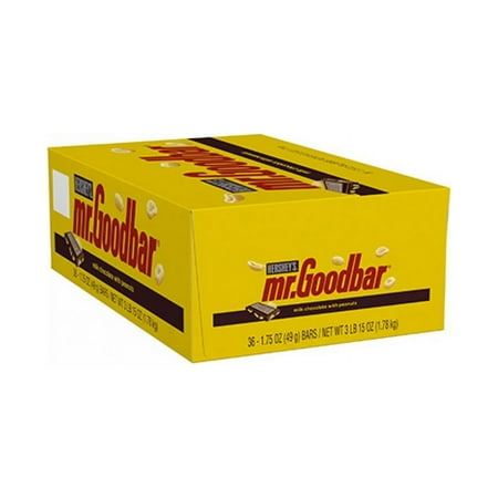 MR. GOODBAR Milk Chocolate Bars, 1.75 oz, 36 Count