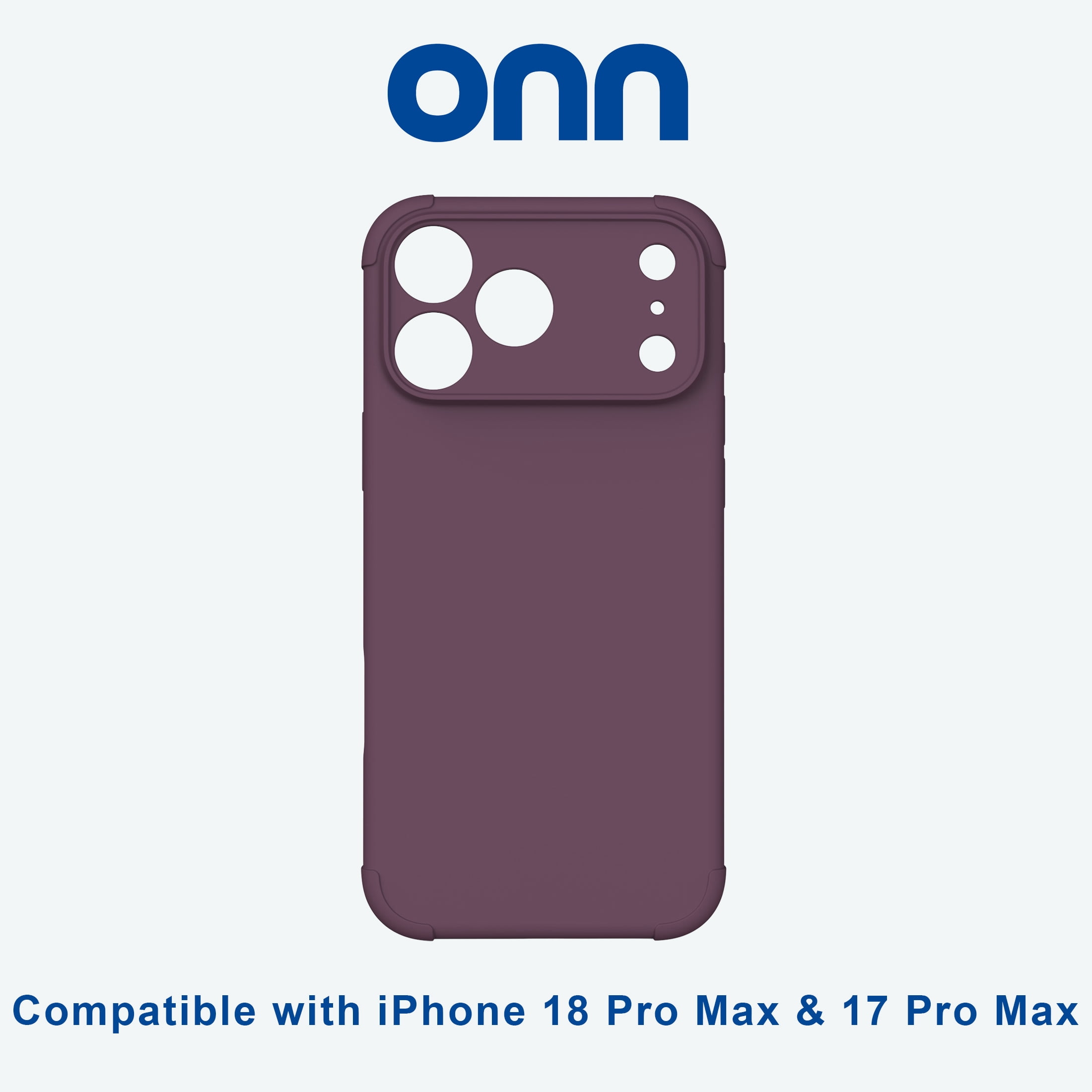 onn iPhone 18 Pro Max and iPhone 17 Pro Max Phone Case with MagSafe, Blackberry