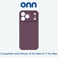 thumbnail image 4 of onn iPhone 18 Pro Max and iPhone 17 Pro Max Phone Case with MagSafe, Blackberry, 4 of 9