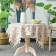 thumbnail image 5 of Xihbxyly Mantel Floral, Diseño Suave de Poliéster y Algodón, Elegantes Bordados y Borlas, Aislamiento Térmico, Ideal para Comedores, Reuniones Familiares y Celebraciones Especiales, y Un Elegante Com, 5 of 7