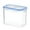 Clear #0, variant on Clear Airtight Food Storage Container with Lids | Plastic Dry Food Canisters for Kitchen Pantry Organization | 1-Piece Set in Multiple Sizes | Dishwasher Safe