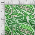 thumbnail image 2 of oneOone Cotton Cambric Green Fabric Kids Sewing Material Print Fabric By The Yard 42 Inch Wide, 2 of 4