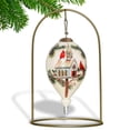 thumbnail image 3 of CC Christmas Decor Oh Come All Ye Faithful Cardinal Bird House Glass Finial Christmas Ornament - 6", 3 of 5