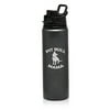 25 oz Aluminum Sports Water Travel Bottle Pit Bull Mama (Charcoal)