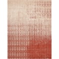 thumbnail image 1 of Unique Loom Tapis d'Impression Del Mar Ombre 10' x 13' Rectangle Rouge/ivoire, 1 of 2