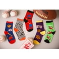 thumbnail image 6 of Foozys Kids Boys Smores & Camp Fire - Crazy Funny Cool Colorful Crew Socks, 6 of 6