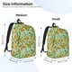 thumbnail image 2 of Disketp Tangerine Mochila de Lona Estampada, Mochila Escolar de Viaje Ligera para Estudiantes y Portátil-Small, 2 of 5