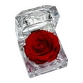 thumbnail image 2 of Preserved Flower Rose Box Preserved Flower Rose Box Decorative Jewelry Box Preserved Flower Box Acrylic Jewelry Storage Box For Valentine's Day Wedding Supply, 2 of 3