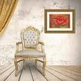 thumbnail image 3 of Budd, Tiffany 24x18 Gold Ornate Wood Framed with Double Matting Museum Art Print Titled - Red Poppy, 3 of 4