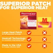ThermaCare Menstrual Cramp Pain Relief Heat Wraps, 4 Ct