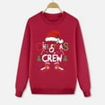 thumbnail image 4 of SRZYMJ Christmas Themed Matching Family Hoodie Set Cozy Long Sleeve Pullover Sweatshirt Outfit for Parents and Kids Festive Holiday Wear, 4 of 5