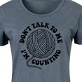 thumbnail image 3 of Instant Message - Don't Talk To Me I'm Counting Crochet - Women's Any Way Dress, 3 of 6