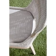 thumbnail image 4 of Pemberly Row Rope Weave Outdoor Dining Chair in Gray (Set of 2), 4 of 15