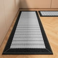 thumbnail image 2 of Paokuoon Anti slip Carpet Mat Double Sided Carpet Mat Non Slip Quick Water Absorbent Beautiful Knitted Design for Indoor Entryway, 2 of 7