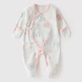 thumbnail image 2 of CAUYDY Newborn Boy Coming Home Outfits Baby Clothing 0 3 6 9 Months 1T 2T Preemie Long Sleeved Sleepers Infant Boys Romper Fall Winter Toddler Pajamas Pink for Sizes 3-6 Months, 2 of 6