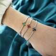 thumbnail image 5 of 3.5 Carat Emerald Butterfly and Diamond Charm Tennis Bracelet, 5 of 8