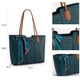 thumbnail image 4 of Montana West - Bolsas de mano grandes con asa superior para mujer, Tres chocolates, 4 of 5