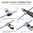 thumbnail image 4 of T Tap Wire Connectors for 14-18 AWG Wires, No Wire Stripping 3 Way Wire Connectors Combo,Wire Splice Connectors 12 Pack, 4 of 8