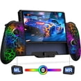 thumbnail image 1 of Gammeefy Switch Controller for Nintendo Switch/Switch OLED, (No Drift, No Deadzone) Hall Effect Joystick Wireless Switch Joypad With 9 Lights Color, One-Piece Switch Remote with Turbo Programming, 1 of 5