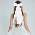 thumbnail image 3 of pcs Veil Bow Clip Bridal Veil Hair Clip Wedding Bridal Veil Clip Pearl Veil Hair Clips for Women, 3 of 6
