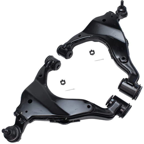Detroit Axle - Front Lower Control Arms w/Ball Joint Assemblies Replacement for Toyota Tacoma - 2pc Set Fits select: 2013 TOYOTA TACOMA DOUBLE CAB, 2005-2007 TOYOTA TACOMA ACCESS CAB