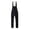 Black@GC@, variant on Mens Denim Romper Sleeveless Loose Fit Jumpsuits Solid Color One Peice Bib Overalls With Pocket