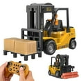 thumbnail image 4 of 24G Remote Control Forklift Engineering Vehicle With Realistic Sound Effects LED Lights And Spray Function For Interactive, 4 of 7