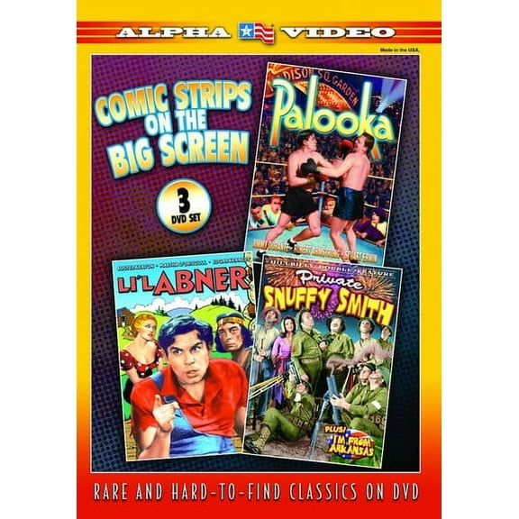 Comic Strips On The Big Screen (DVD), Alpha Video, Comedy