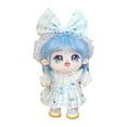 thumbnail image 1 of Muñecas BJD, Bolsa en miniatura, Figura de muñeca de acción, Muñeca niña Mini 1/12 Muñeca niña azul, 1 of 9