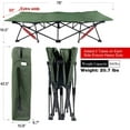 REDCAMP XXL Folding Camping Cot for Adult, Extra Wide Oversize Sleeping