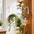 thumbnail image 4 of Beautynvta S Shaped Plant Hanging Bracket Hooks, Heavy Duty Metal Wall Mount Flower Pot Hanger, Rustproof Decorative Garden Hook for Outdoor Indoor Planters, 4 of 7