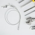 thumbnail image 4 of Raindrops 4pcs Picture Frame Hanging Kit Adjustable Hooks Heavy Duty Wire for Art Display, 4 of 8