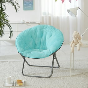 Mainstays Faux Fur Saucer Chair, Available in Multiple Colors