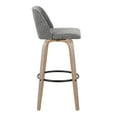 thumbnail image 5 of Toriano 30" Fixed-Height Bar Stool, Bar Chairs, Swivel Bar Stools, Bar Stools Set of 2, 5 of 6