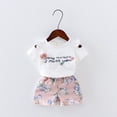 thumbnail image 1 of Conjuntos de ropa de dos piezas de algodón para niñas, chaleco de verano sin mangas, conjuntos para niños, ropa de moda para niñas, traje, trajes florales informales 1-5T Tan Jianjun  unisex, 1 of 2