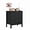 Black-01, variant on Nightstand with 6 Drawers, Dresser and Nightstand Sets, Bedside Tables, Mid Century Nightstands with 6 Wide Drawers for Bedroom, Kids’ Room, Hallway - Black