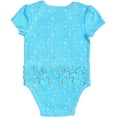 thumbnail image 2 of Disney Princess Rapunzel Baby Girls Tangled Short Sleeve First Birthday Onesie, Blue, Size 12M, 2 of 2