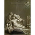 thumbnail image 2 of Bernardino Nocchi 15x18 Gold Ornate Wood Frame and Double Matted Museum Art Print Titled - Deposition (After Antonio Canova) (1800), 2 of 4