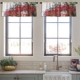 thumbnail image 3 of LALILO Kitchen Curtain Valance Autumn Beautiful Colorful Tree Rod Pocket Window Curtain 52"x 18" Set of 2, 3 of 5