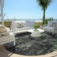 thumbnail image 6 of Addison Rugs Chantille Indoor/Outdoor Transitional Modern Granite Washable Round Rug, 8' x 8', 6 of 6