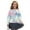 Star Tie-dye Print, variant on COEQINE Girls Long Sleeve Cardigan with Print, Lightweight Polyester Crewneck Button Front Jacket, Soft Machine Washable Top for School and Casual Wear, Ages 5-6, Fire Flame Black