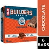 CLIF Builders - Chocolate Flavor - Protein Bars - Gluten-Free - Non-GMO - Low Glycemic - 20g Protein - 2.4 oz. (6 Pack)